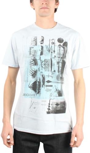 Jedidiah - Mens Drafter T-shirt in Ice Blue, Size: Small, Color: Ice Blue