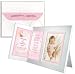 "Blessings on Your Dedication" Personalized Baby Blessing, Christening Picture Frame Gift - Girl