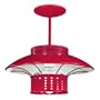 Westinghouse 64782 Garage Lighting One-Light Super Sport Adjustable Pendant Fixture, Racing Red