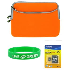 Buy Acer Aspire One AOA150 8.9-Inch Netbook Compatible Neorpene Sleeve Case and 8 GB Micro SDHC...