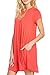 Women's ECO-FRIENDLY Bamboo Fiber T-Shirt Dress w/ Pockets