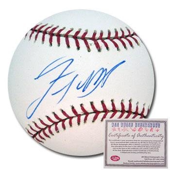 Lastings Milledge Autographed Baseball - Washington Nationals Rawlings - Autographed Baseballs