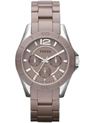 Fossil Womens CE1065 Riley Antique Pearl Ceramic Watch