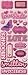 K&Company Adhesive Chipboard, Smitten Valentine's Day