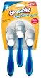 NUK Gerber BPA Free Graduates Kiddy Cutlery Spoons, 3 Pack, Colors May Vary