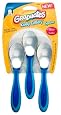 NUK Gerber BPA Free Graduates Kiddy Cutlery Spoons, 3 Pack, Colors May Vary