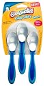 Gerber Graduates BPA Free 3 Pack Kiddy Cutlery Spoons, Colors May Vary