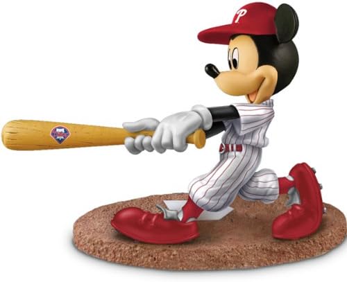 MLB Philadelphia Phillies Home Run Hero Disney Baseball Figurine by The Hamilton Collection