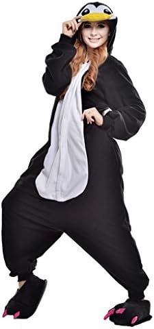 Engerla Sleepsuit Pajamas Costume Halloween Cosplay Homewear Adult Anime Onesies Penguin Medium Size