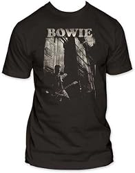 Men's David Bowie Guitar Fitted Jersey T-shirt