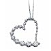0.25Ct Diamond Hearty Journey Pendant Necklace
