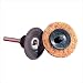 Norton Speed-Lok TR Back-Up Pad, 2" Diameter, Grit Medium (Pack of 10)