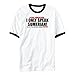 T-Shirt Ringer White  I Only Speak Sumerian  Languaje