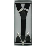 Black Herringbone Braces by Michelsons