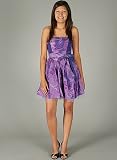 Swirl Rosette Formal Dress For Bridesmaid Formal Prom MED LPRP