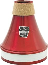 Humes & Berg Stonelined Wa-Wah Red/White Alumnium Bass Trombone Mute (189)