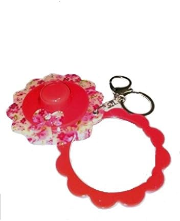 Hat Key Chain, Keyfob, Compact with Mirror Opens and Closes
