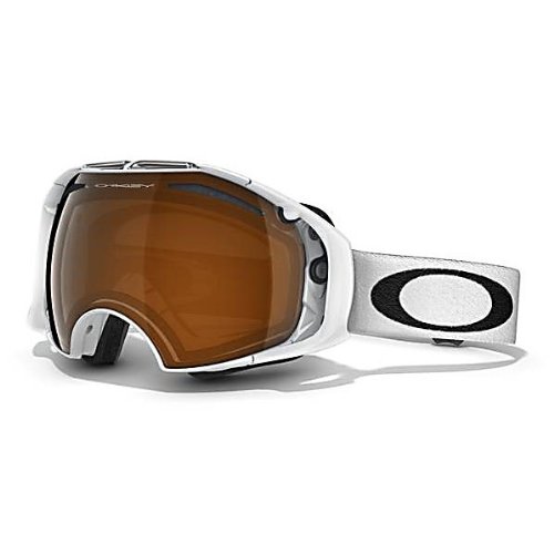 Oakley Airbrake Adult Goggles 2012; (Polished White/Black Iridium)