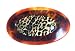 Caravan Large Oval Handmade Soft Animal Insert In Tortoise Shell Border Automatic Barrette