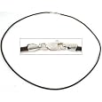 Leather Cord Necklace Brown 18"