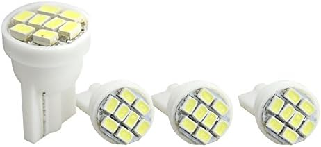 20pcs Car Auto Internal White T10 LED 8 SMD Side Wedge Light Bulb W5W 194 168 2825 501 192 158