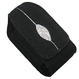 Samsung SGH-X506 / SGH-X507 Premium Quality Cell Phone Pouch Case - Includes TWO Bonus Charm Holders - Image Accessories Brand
