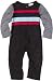Splendid Littles Baby-Boys Infant Colorblock Active Romper, Toy Robot, 3-6 Months