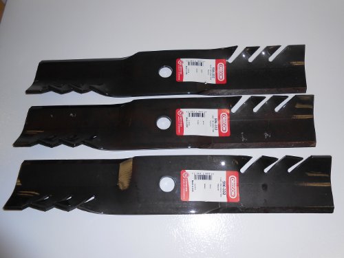 3 Gator Fusion 3-In-1 Mulching blades to Replace John Deere M115495, M115328, M114581, M113517, M76466 blades. (Set of 3)