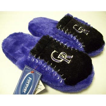 Colorado Rockies MLB Plush Slide Slippers - XL