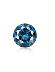 0.05 ct 2.40 mm I1-I2 Blue Round Brilliant Natural Loose Diamond