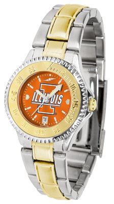 Illinois Fighting Illini NCAA Womens Two-Tone Anochrome Watch