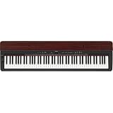 digital pianos Yamaha P155 Contemporary Piano with Mahogany Top Board Black Electronics digital pianos