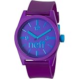 Neff Mens NF0201-purple Custom Designed Neff and PU Strap purple Watch