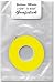 Chart tape, Single, Matte, Yellow, 1/32" x 603"