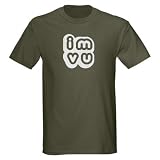 IMVU Stacked Logo Logo Dark T-Shirt by CafePress