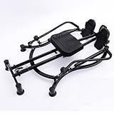 Soozier Adjustable Fitness Home Workout Rower Glider Machine