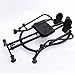 Soozier Adjustable Fitness Home Workout Rower Glider Machine