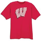 Wisconsin Team Edition Men's Throughout Logo Tee