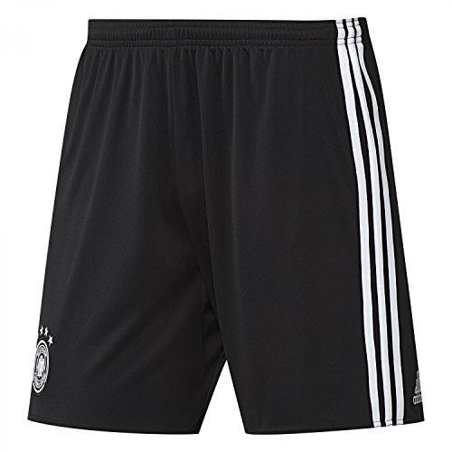 adidas Kinder Fußball Teamshorts Dfb H Y, Black/White, 128, AA0145