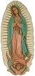 Our Lady of Guadalupe Wall Relief, Color Details