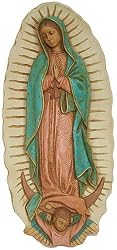 Our Lady of Guadalupe Wall Relief, Color Details
