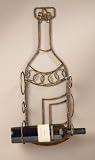3 Place Wine Bottle Wall Rack Wall Display Holder