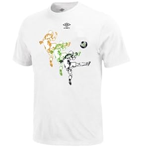 Umbro Youth Soccer Graphic T, small white