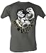 Popeye I Yam What I Yam Put Em Up Adult Black T-shirt Image