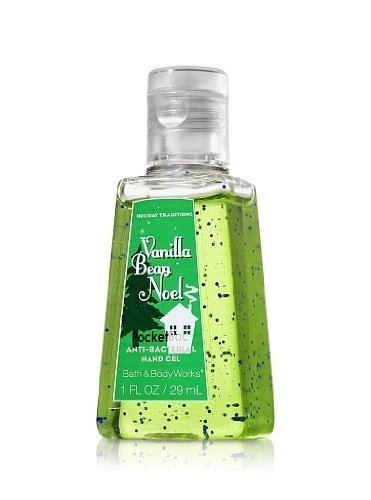 Bath & Body Works Holiday Traditions Vanilla Bean Noel Pocketbac Anti-Bacterial Hand Gel, 1 fl oz/29 mL