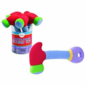 Gund 21.5cm Crashing Hammer Soft Toy for One and Above (Makes Crashing Sound)