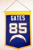 NFL San Diego Chargers Football Player Tradition Banner - Antonio Gates