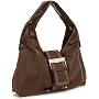 Large Belted Hobo Handbags - Red, Brown or Black