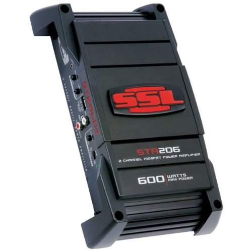 Soundstorm STA206 2-Channel 600 Watts Stealth Mosfet Power Amplifiers