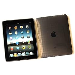 Skin Case for Apple iPad "Transparent Grey Check Pattern"